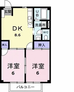 ニューシティ戸田谷【1階】の間取り