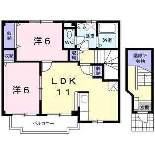 グリーン フォーリスト【2階】の間取り