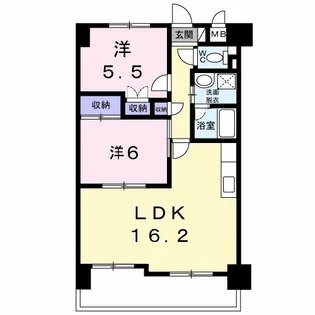 スカイライフⅡ【4階】の間取り