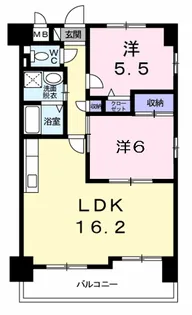 スカイライフⅡ【6階】の間取り