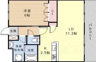 ストリーム氏神前【1階】の間取り