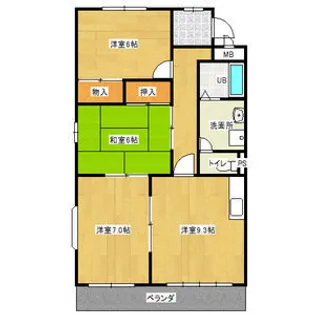 エクセル東山【1階】の間取り