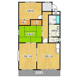 エクセル東山【1階】の間取り