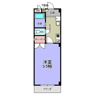 メゾン若王子【2階】の間取り
