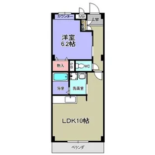 リュミエール【2階】の間取り
