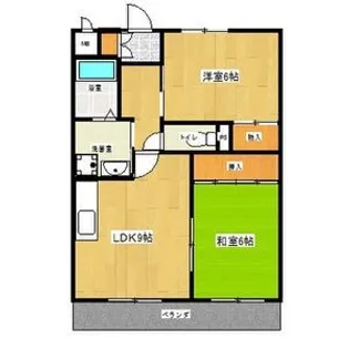 メゾンけやき【203号室】の間取り