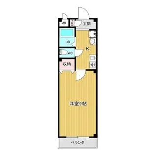 レジデンス青山ミレニアム【2階】の間取り