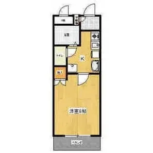 1Kの間取り画像