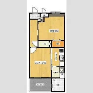 ピュール・レフィナード【3階】の間取り