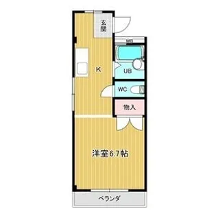 プラザコレージュ【1階】の間取り