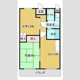 エスポワールアイ【1階】の間取り