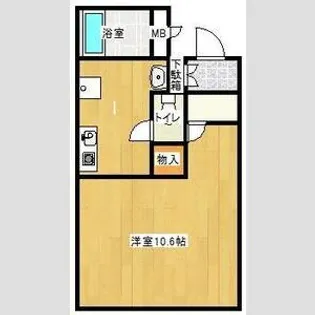 グランモアメイト【1階】の間取り