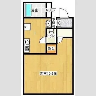 グランモアメイト【1階】の間取り