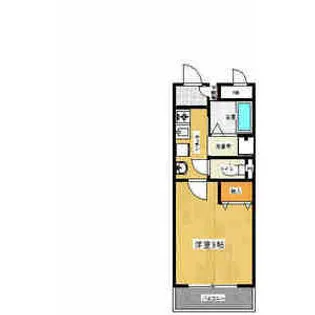 グルーヴィー竹の山【3階】の間取り