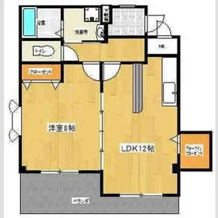 Charme Inoue【1階】の間取り