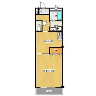 ハッピー・ビレッジ【1階】の間取り