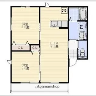 PRENDRE【1階】の間取り