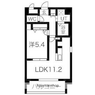 ヴェリテKEI【2階】の間取り