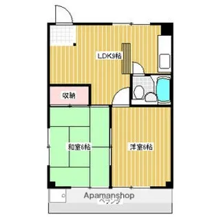 パークイワサキ【102号室】の間取り