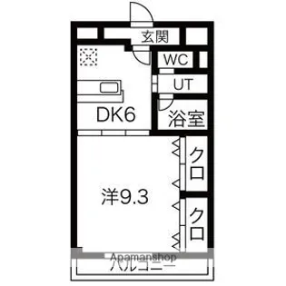 THE VENUSU OF WHITEⅡ【3階】の間取り