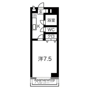 アーバンビル早川【5階】の間取り