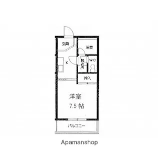 オリエンタルヒルズ【202号室】の間取り