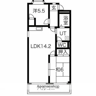 カピラハイツ【2階】の間取り