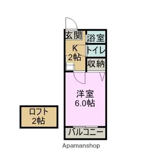 アーバニア南ヶ丘【1階】の間取り