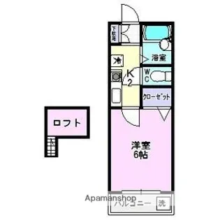 アーバニア南ヶ丘【1階】の間取り