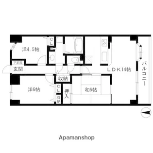 ラ・ヴィル日進【7階】の間取り