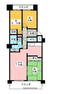 エスポア日進【703号室】の間取り