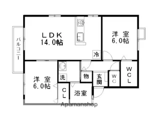 ロイヤルステージ【1階】の間取り
