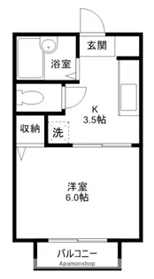 メゾンプロバンス【106号室】の間取り