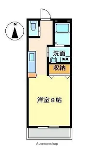 キャメロット【203号室】の間取り