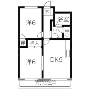 スカイライフ【4階】の間取り
