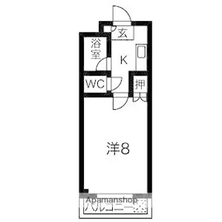 ジョイフル音貝【2階】の間取り