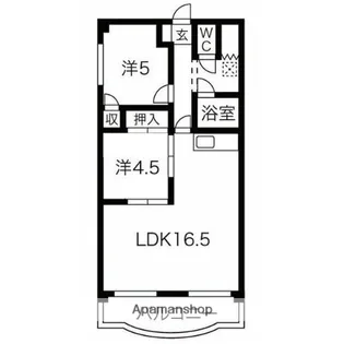 AHQ平子【3階】の間取り