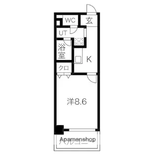 ステージア日進【2A号室】の間取り