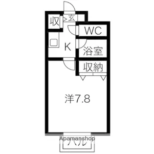 グレイス三好【107号室】の間取り