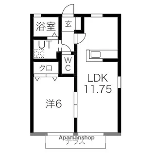エスポワール【1階】の間取り