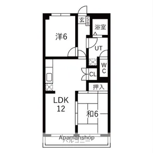サニーハイツKITO【3階】の間取り