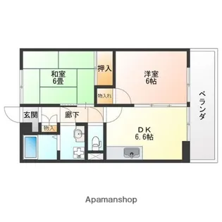 サンハイム【1階】の間取り