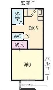 グリーンアルス【2階】の間取り