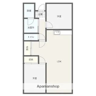 ファミーユ浅井 A棟【302号室】の間取り