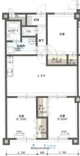 グリーンハイツベル【302号室】の間取り