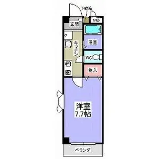 クレアール雅【1階】の間取り