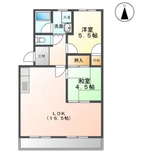 CRYSTAL PALACE(クリスタルパレス)【4階】の間取り