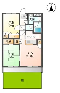 シャンテクレア【1階】の間取り