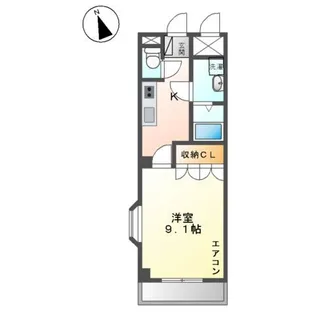 ペニーレインB【2階】の間取り