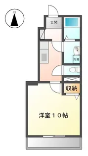 カトル セゾン【1階】の間取り
